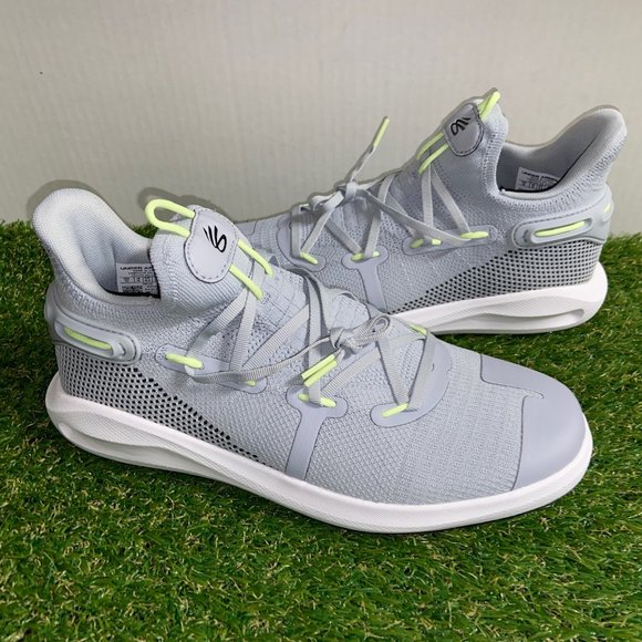 Under Armour Curry 6 SL Spikeless Golf Shoes Grey Comfort 3022578-100 Size 10 main image 7